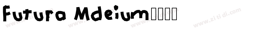 Futura Mdeium字体转换